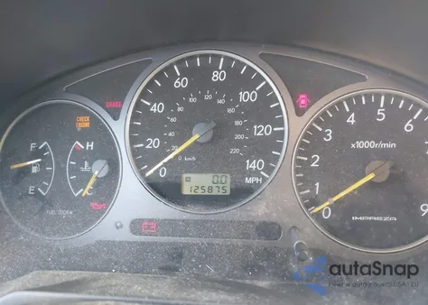 2002 Subaru Impreza Wrx из США, поврежденный, VIN JF1GD296X2G508496